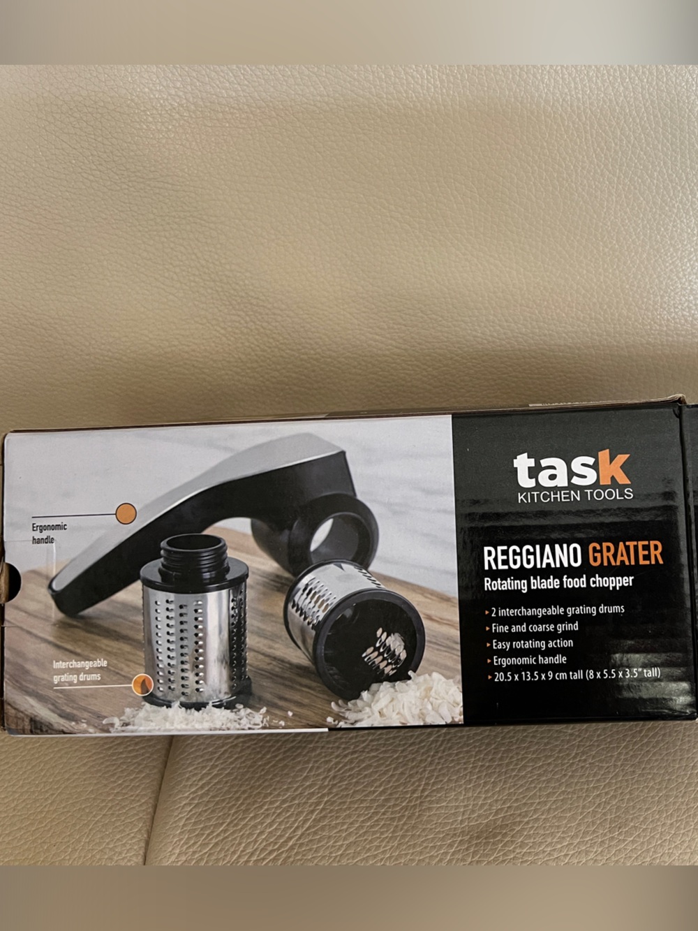 Task Kitchen Tools Reggiano Rotary Grater - Black